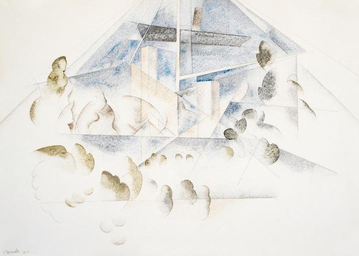 Bermuda, Masts and Foliage (1917)