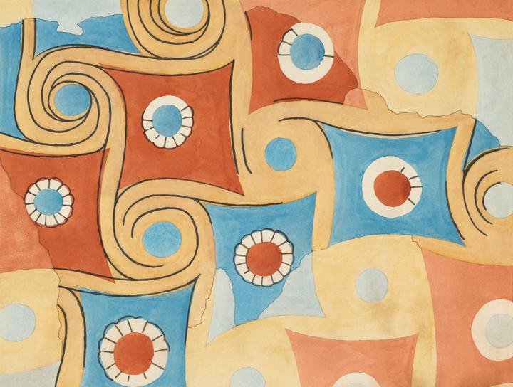 Ceiling Patterns from the Palace of Amenhotep III Malqata