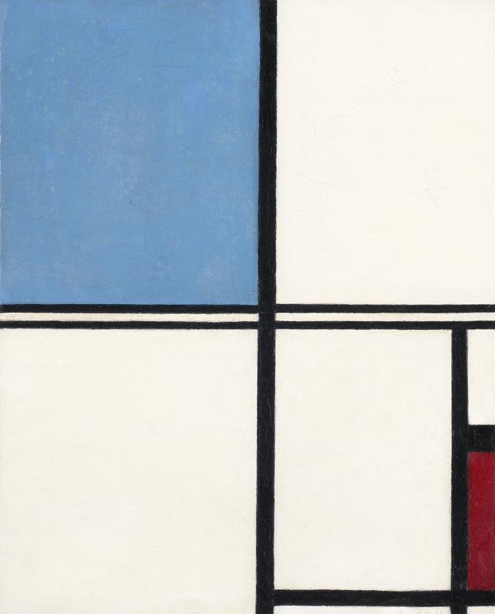 Composition with Blue and Red (1932)