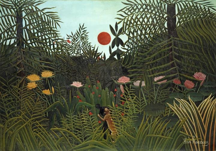 Jungle with Setting Sun (1910)