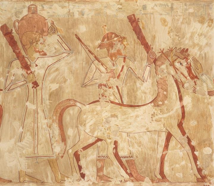 Syrians Bringing Horses, Tomb of Rekhmire
