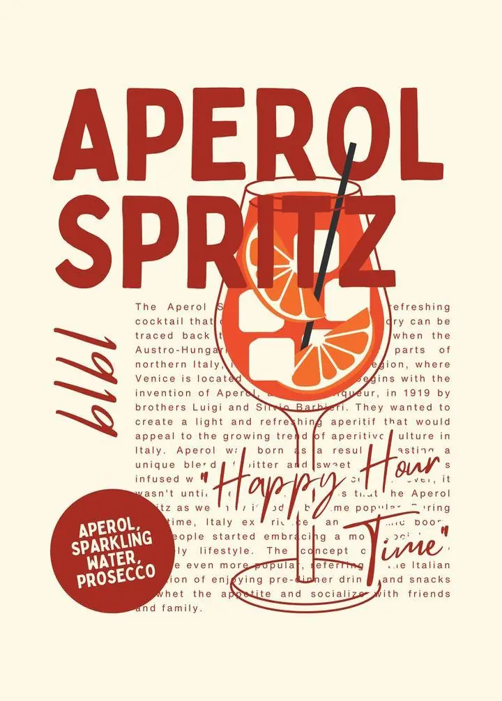 Aperol Spritz Cocktail Party Drink