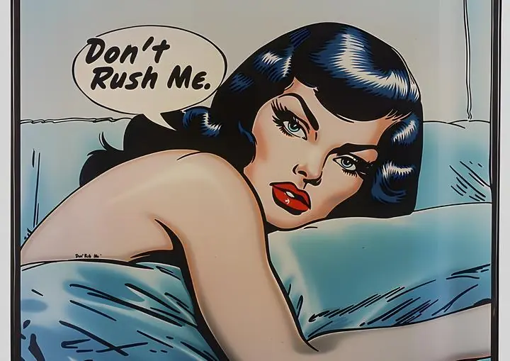 Artist Blue Woman Reclining