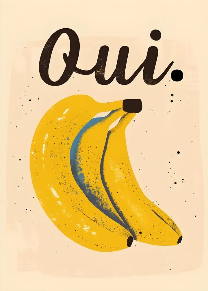 Banana Yellow Fruit Display