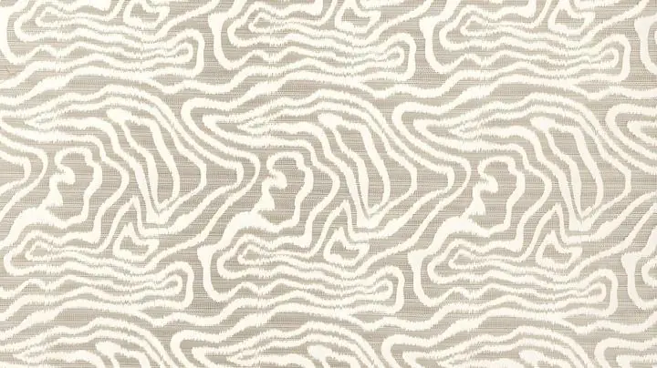Beige Abstract Pattern Fabric