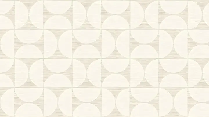 Beige Geometric Pattern Wallpaper