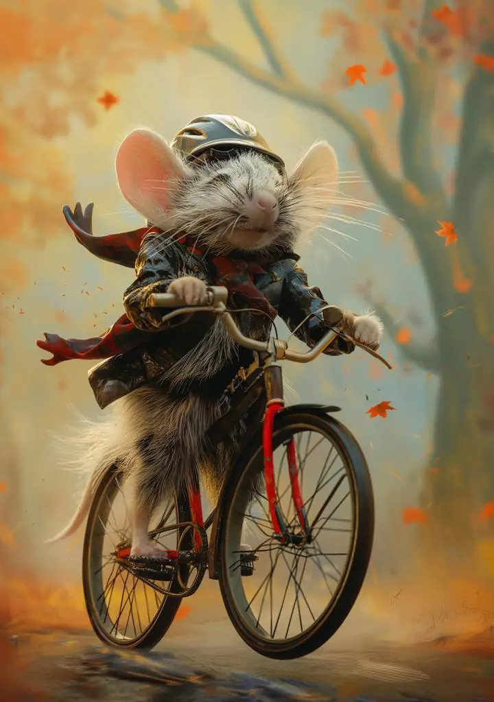 Bike Whimsical Fall Ride