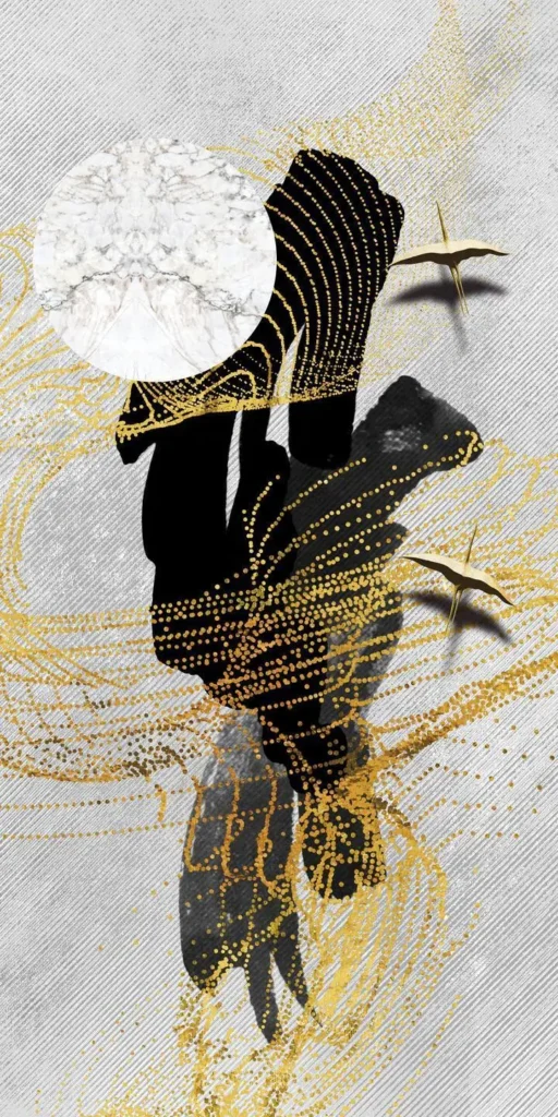 Black And Gold Butterfly