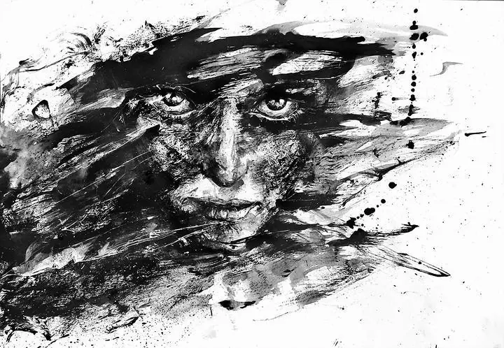 Black And White Face