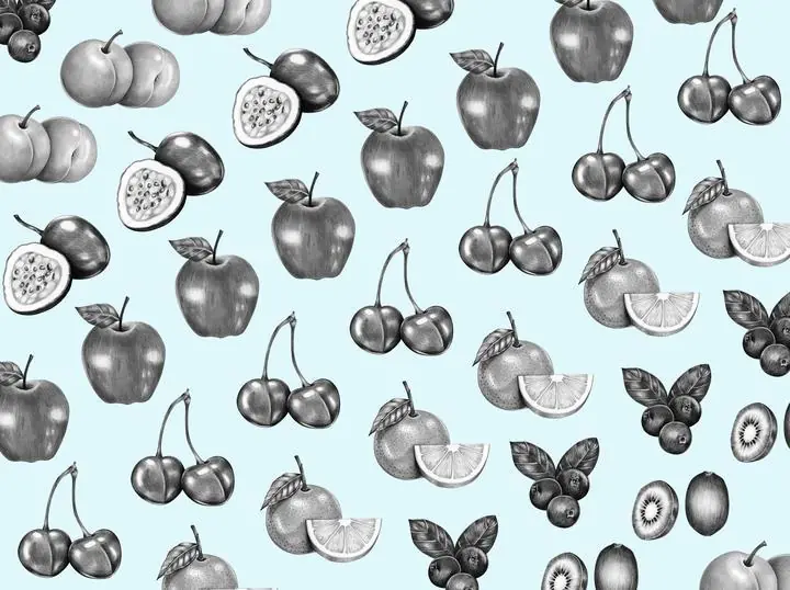 Black And White Fruit