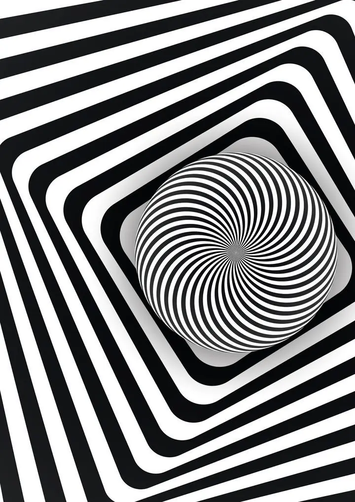 Black And White Sphere