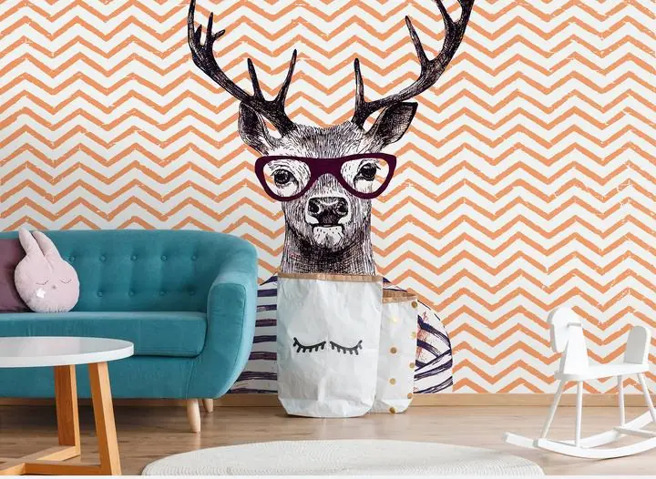 Black Deer Purple Glasses