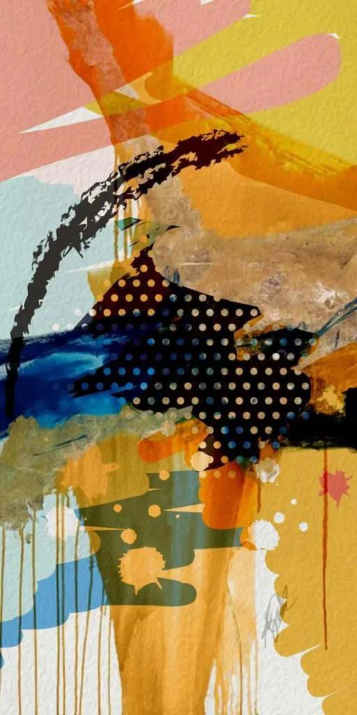 Black Polka Dot Artwork