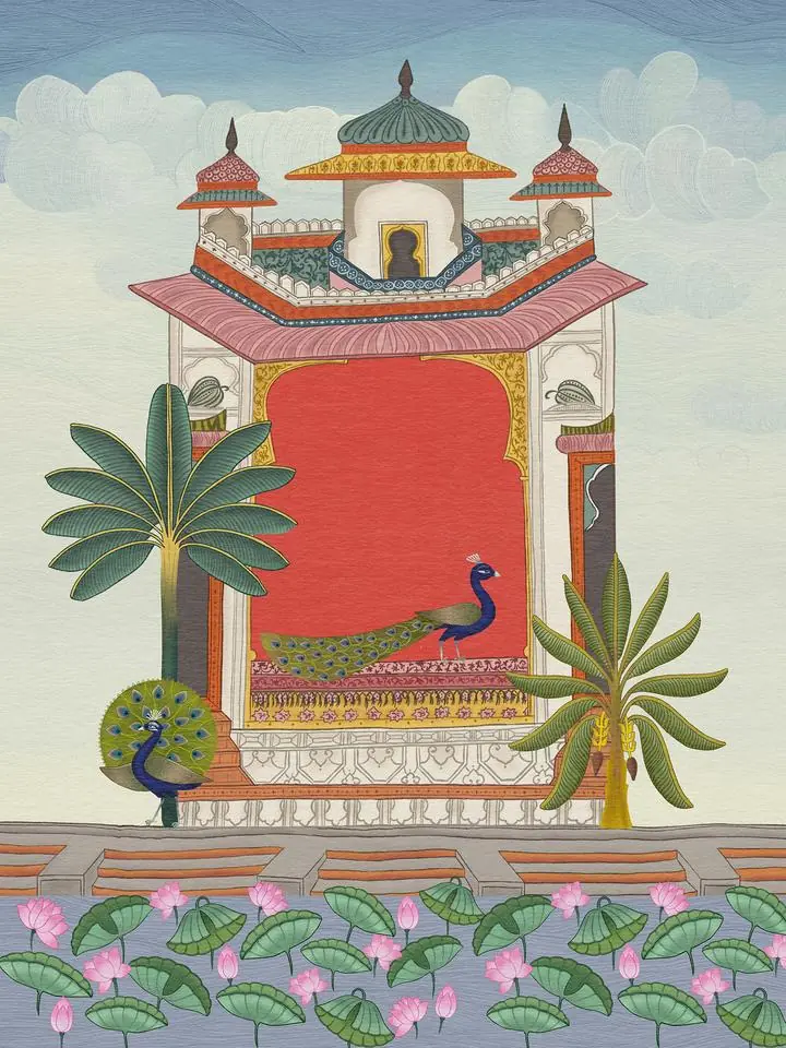 Blue Peacock Temple 2