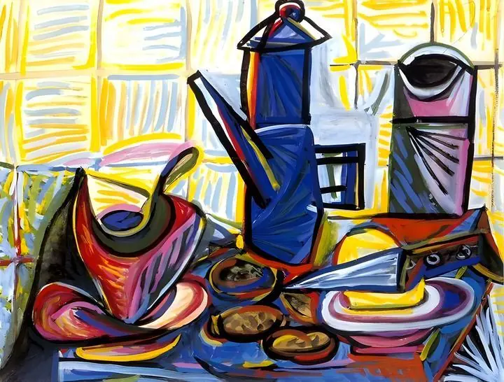 Blue Teapot Still Life