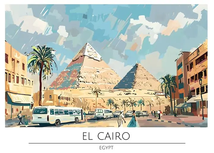 Brown Pyramids El Cairo