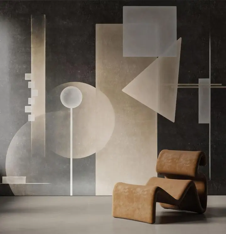 Brown Rectangle Green Square Red Triangle