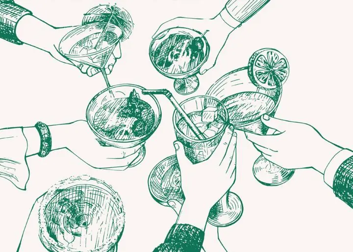 Cocktails Social Gathering Cheers