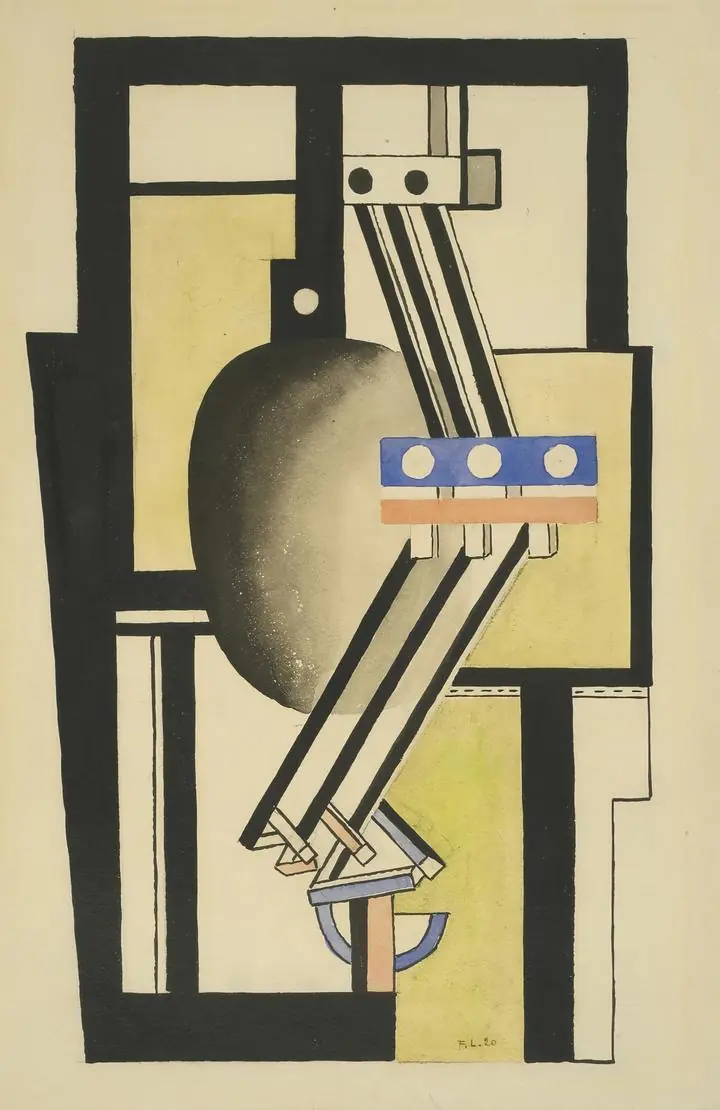 Composition (1920), Paintings, Fernand Leger, Wallpaper, Wall Art, Acrylic, Stretch Ceiling, Glass Film, Wall Mural, Home Decor, Kids, Bedroom, living room, Office, UV Print, Flat bed, Embossed, Artist, Design, Canvas, Canvas Print, Art Prints, Foamboard, Sand Art, Vinyl, Tote Bag, Leather, Rexine, Carpet, Mat, Backlit Fabric, ACP, Print, Metal, Surat, Gujarat, India