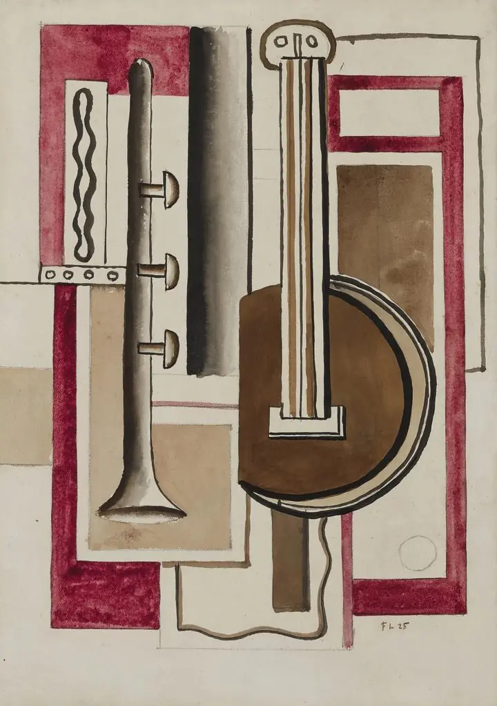 Composition a la mandoline et a la trompette (1925)