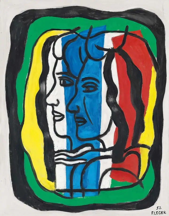 Composition aux deux profils (1952)