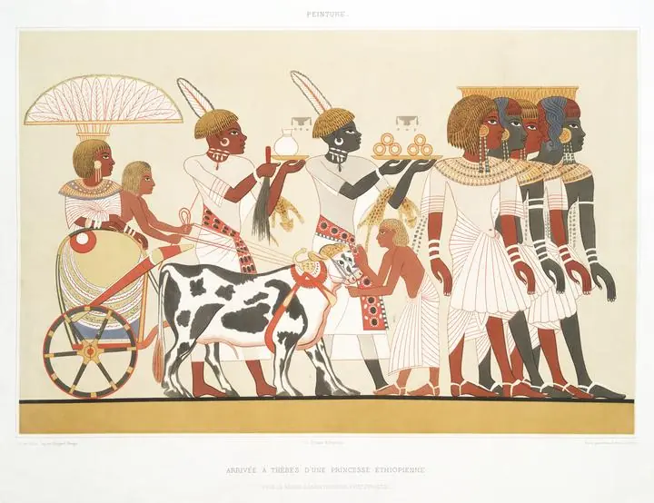 Ethiopian princess arrival Thebes (1878)