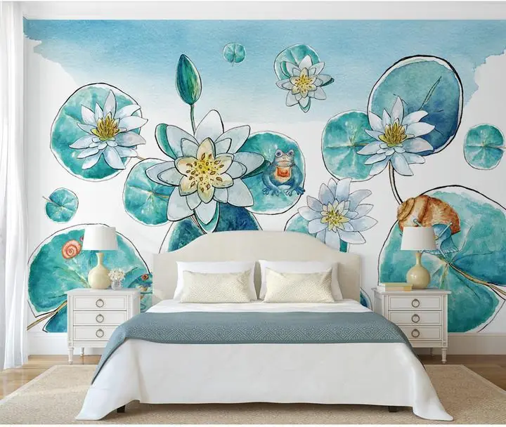 Green Water Lily Pads