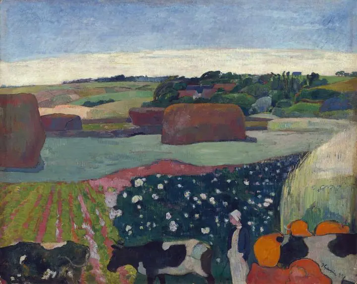 Haystacks in Brittany (1890)