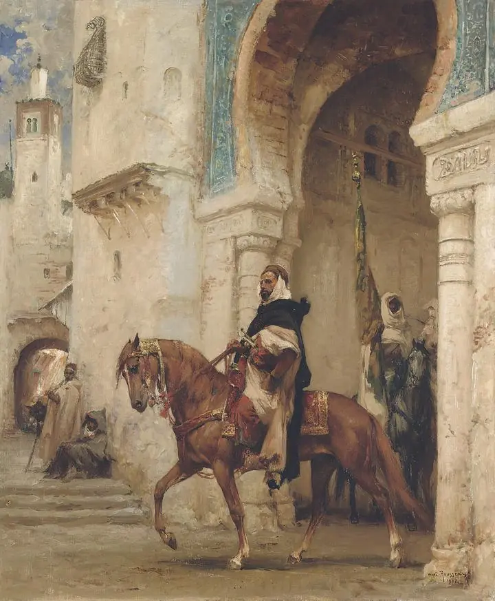 Horseman Leaving A Palace (1902)