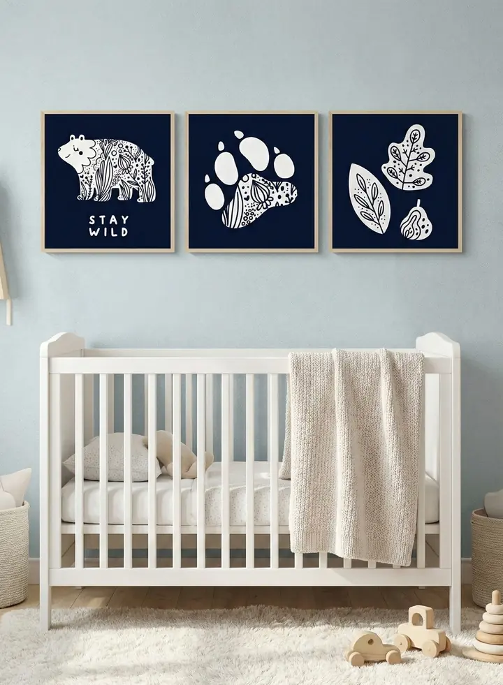 White Bear Footprint Leaves