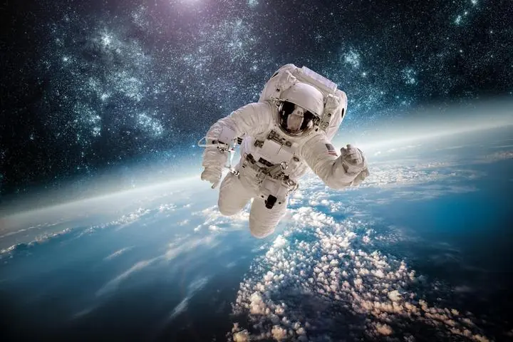 White Space Suit Astronaut